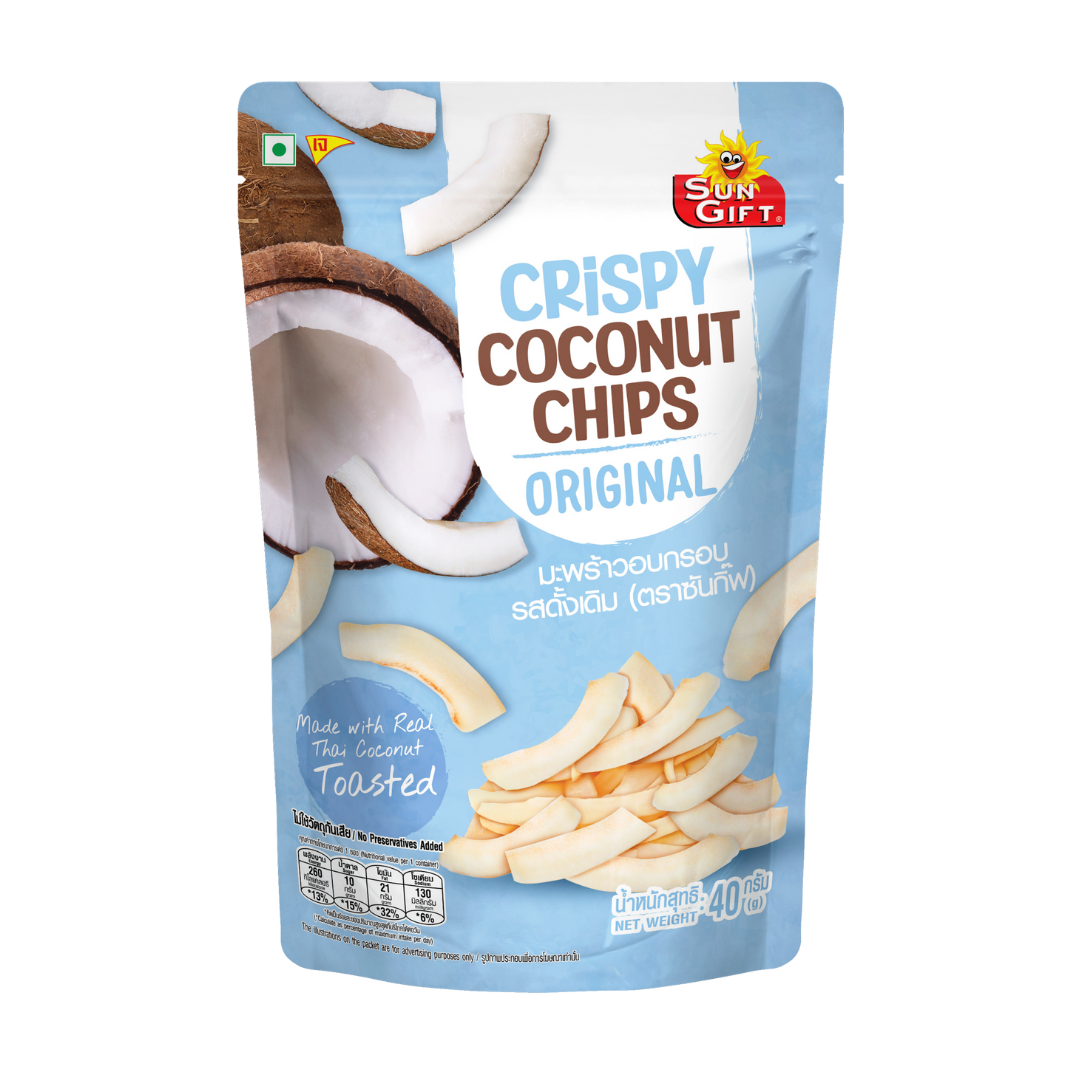 Tong Garden Coconut Chips Original 40g