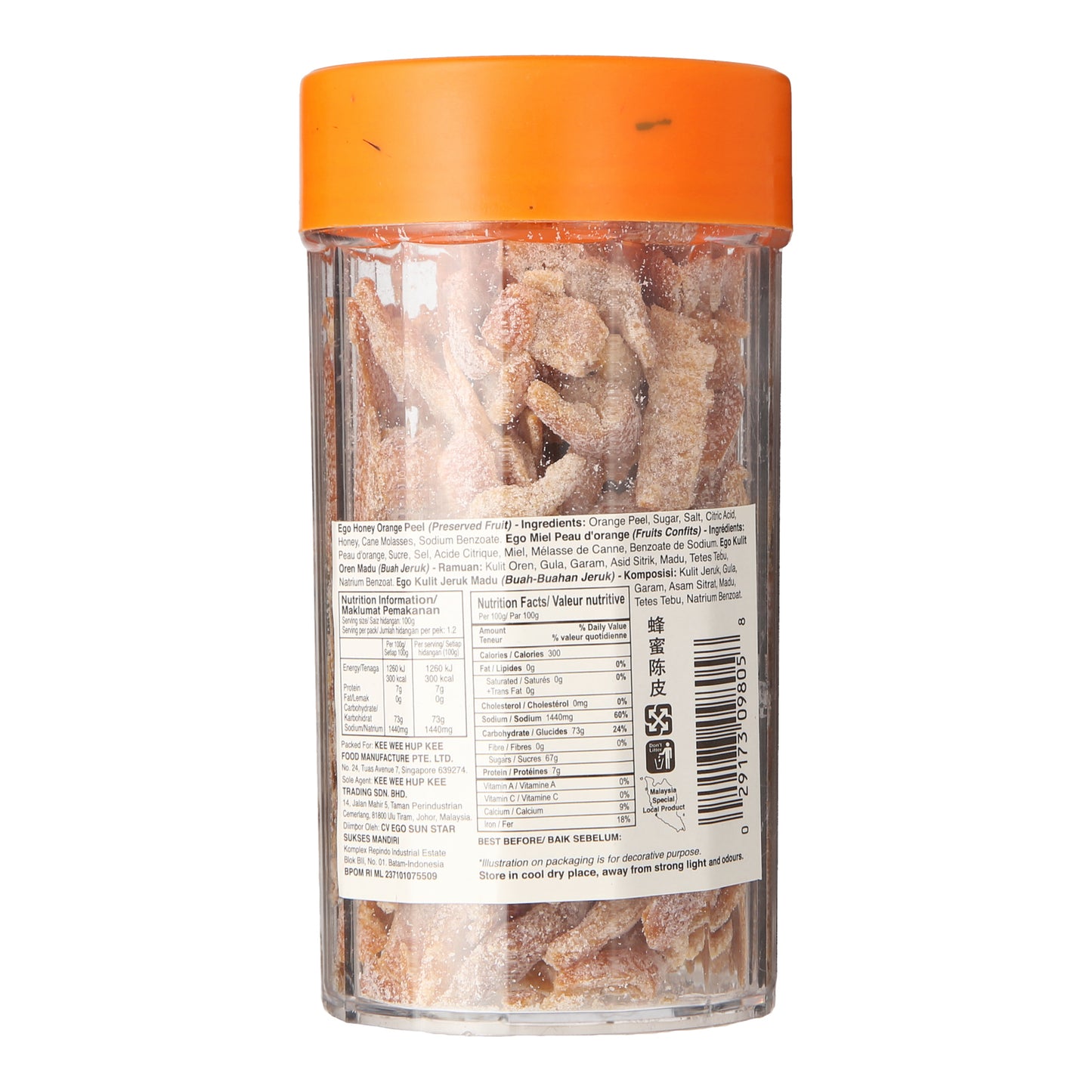 Ego Honey Orange Peel 120g