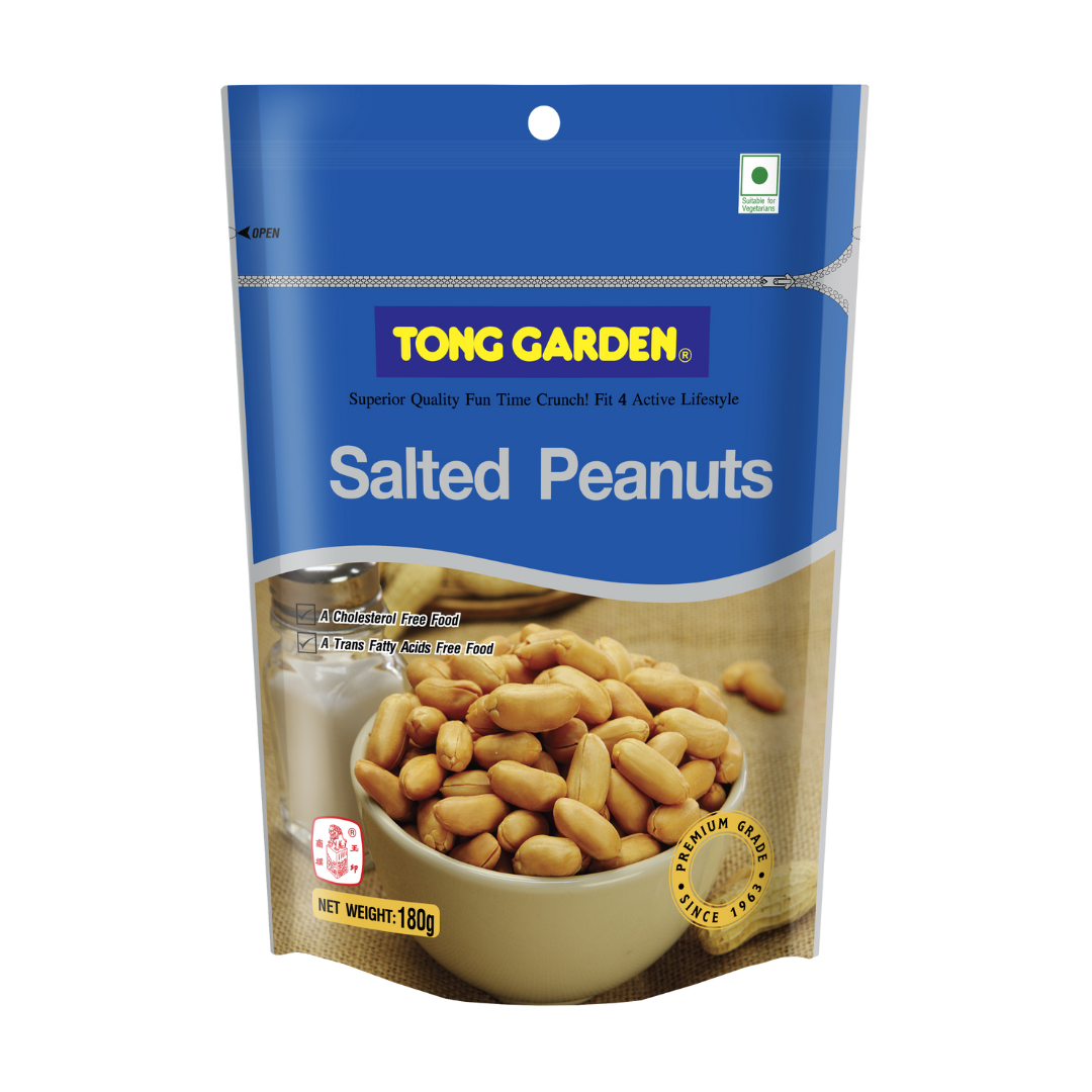Tong Garden Salted Peanuts 180g