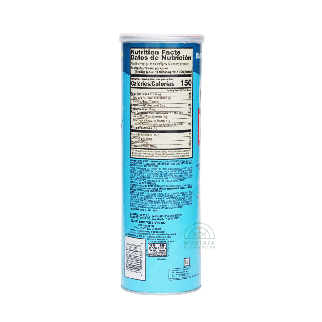 Pringles Potato Cheddar & Sour Cream 158g