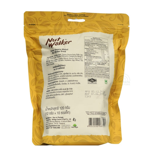 Nut Walker Walnut Honey Sesame 120g Nut Walker Walnut Honey Sesame 120g