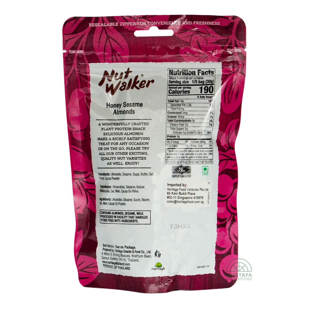 Nut Walker Honey Almonds & Honey Sesame 160g