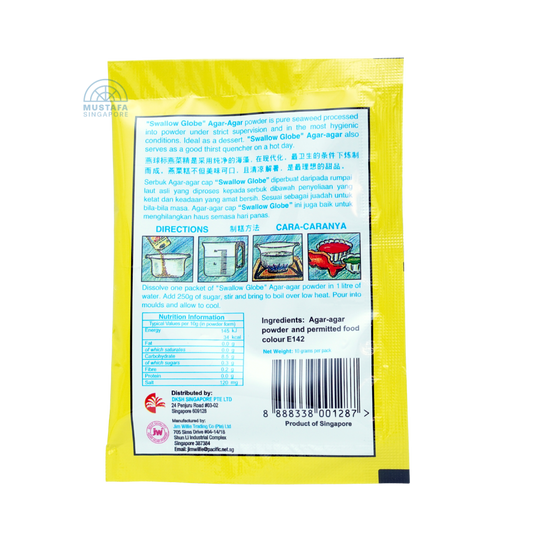 Jim Willie Swallow Globe Agar Agar - Green (24's) 10g Jim Willie Swallow Globe Agar Agar - Green (24's) 10g