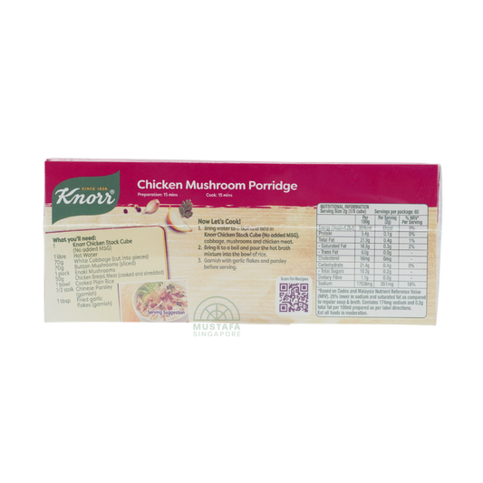 Knorr Chicken Stock Cubes No Added MSG 120g Knorr Chicken Stock Cubes No Added MSG 120g