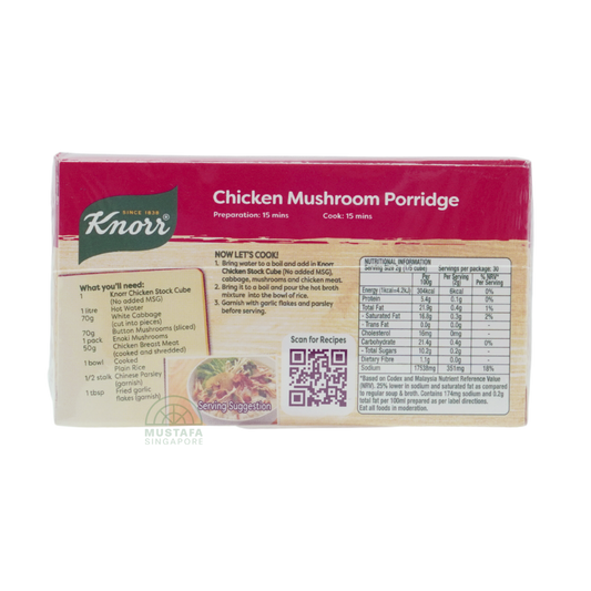 Knorr Chicken Stock Cubes No Added MSG 60g Knorr Chicken Stock Cubes No Added MSG 60g