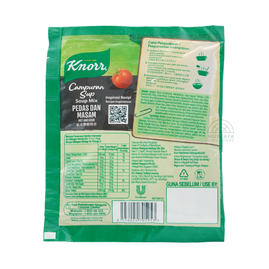 Knorr Soup Hot & Sour 62g Knorr Soup Hot & Sour 62g