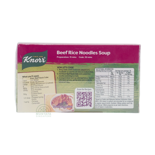 Knorr Beef Stock Cubes 60g Knorr Beef Stock Cubes 60g