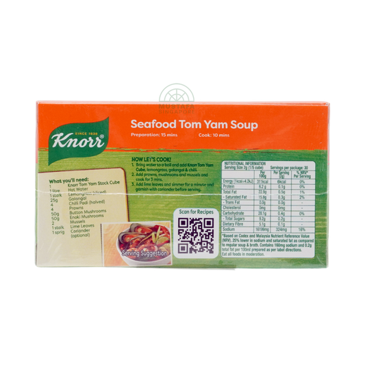 Knorr Tom Yam Stock Cubes 60g Knorr Tom Yam Stock Cubes 60g