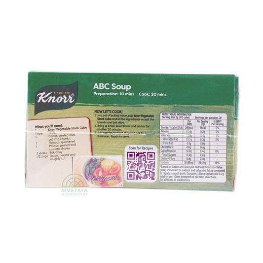 Knorr Vegetable Stock Cubes 60g Knorr Vegetable Stock Cubes 60g