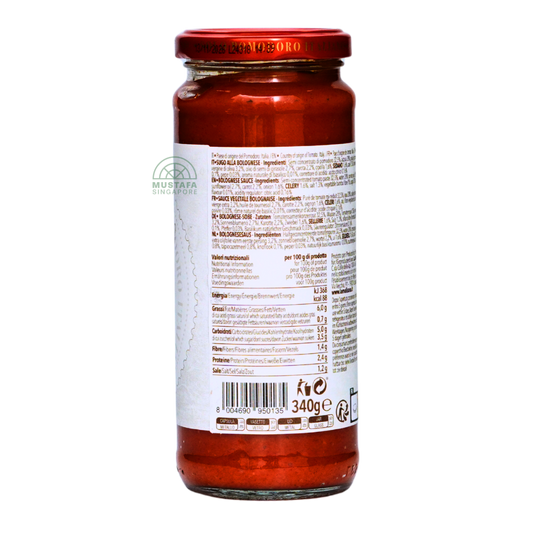 La Molisana Sugo Bolognese Vegetarian Pasta Sauce 340g