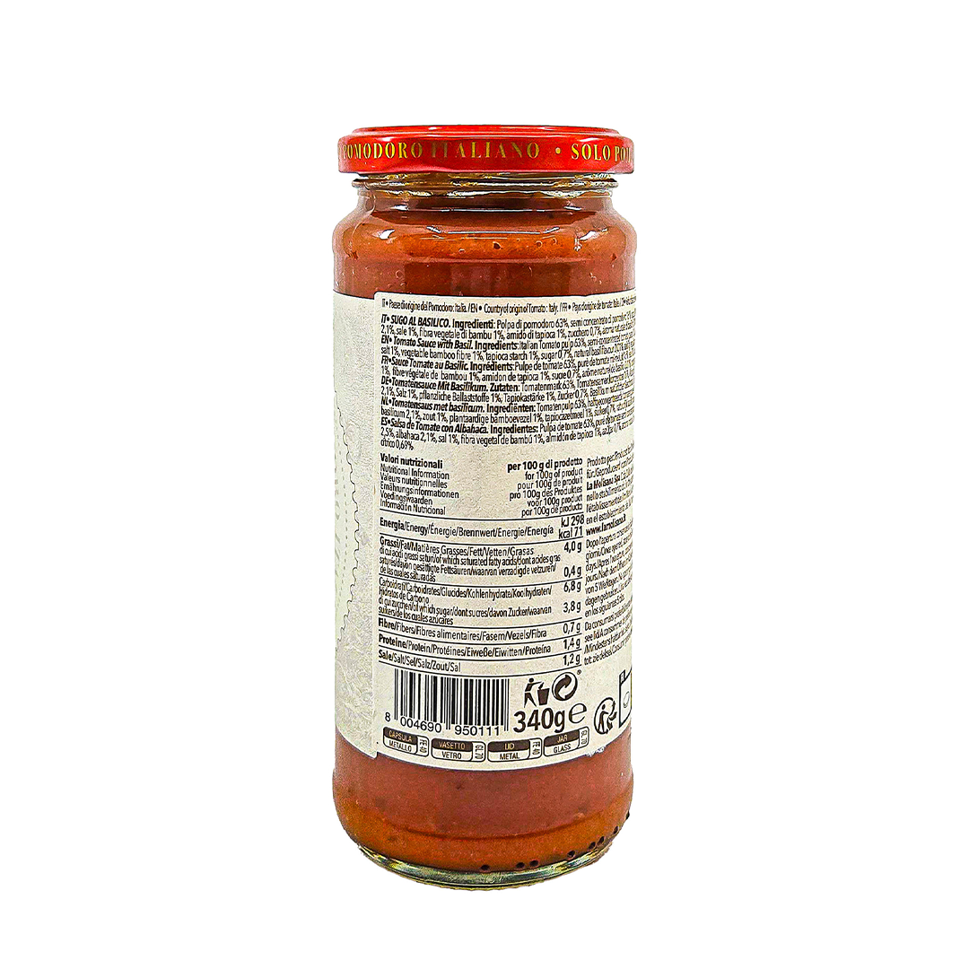 La Molisana Sugo Al Basilico (Basil Pasta Sauce) 340g