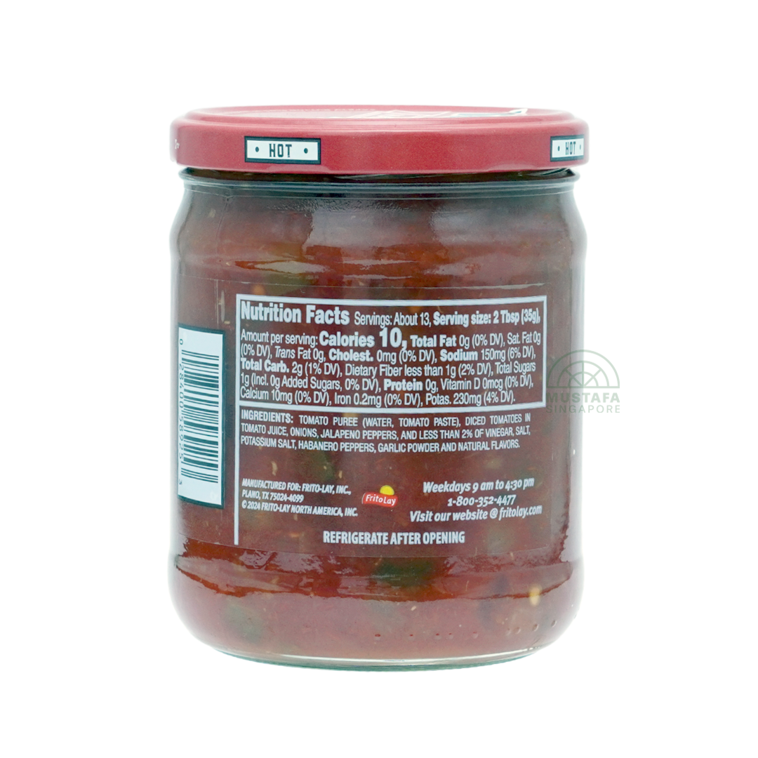 Frito-Lay Tostitos Hot Chunky Habanero Salsa 439.4g