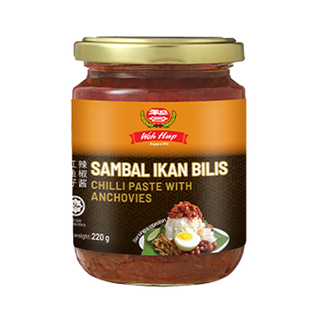 Woh Hup Sambal Ikan Bilis Paste 240g