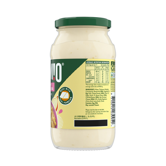 Dolmio Pasta Sauce Creamy Carbonara 490g Dolmio Pasta Sauce Creamy Carbonara 490g