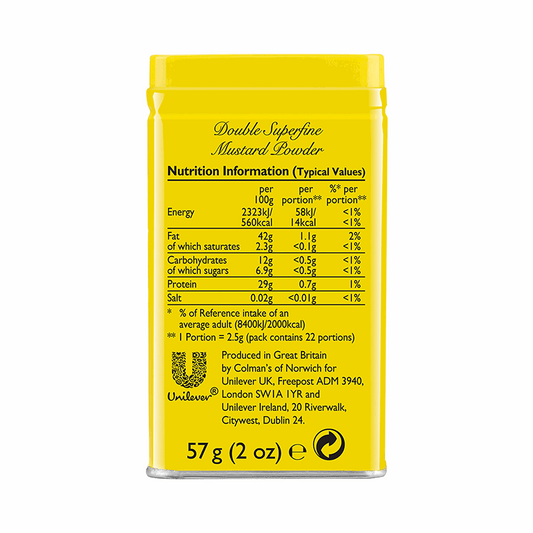 Colman's Mustard Tin Powder 57g Colman's Mustard Tin Powder 57g