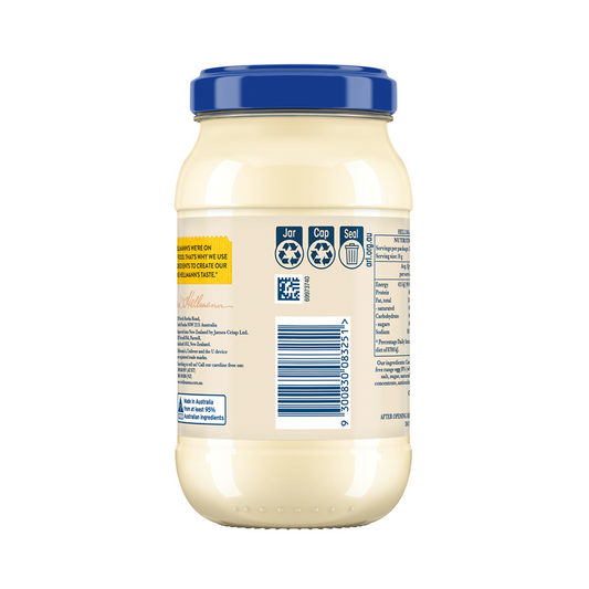 Hellmann's Real Mayonnaise Jar 400g Hellmann's Real Mayonnaise Jar 400g