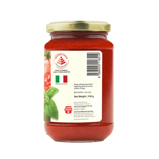 Naturel Organic Basil Pasta Sauce 340g Naturel Organic Basil Pasta Sauce 340g