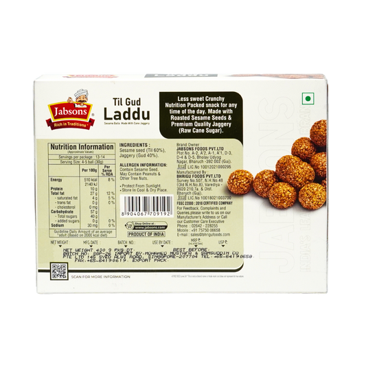 Jabson Til Laddu 400g