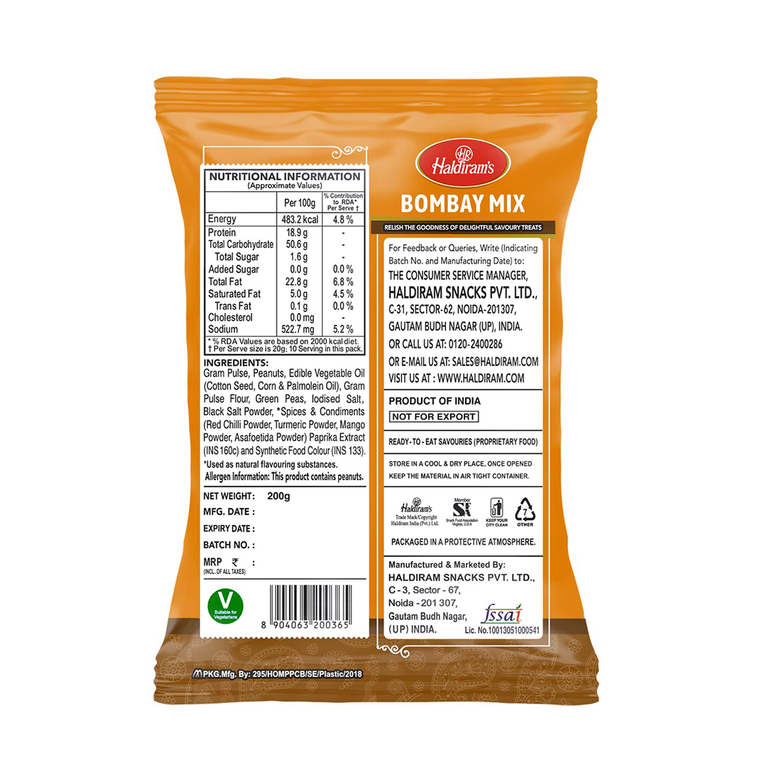 Haldiram's Bombay Mix 200g