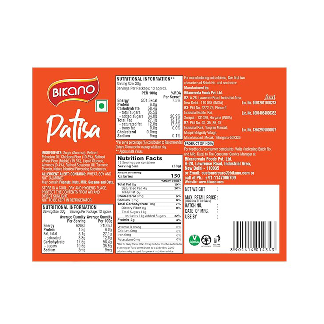 Bikano Patisa 400g