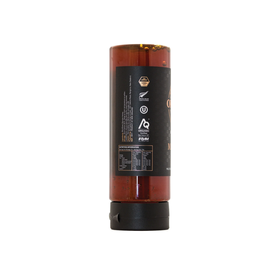 Springbank Manuka 100% Organic Raw Manuka 300 MGO Honey 510g