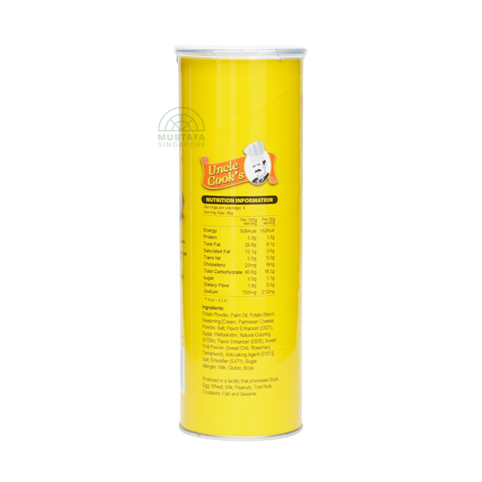 Uncle Cooks Potato Chips Cheese 160G