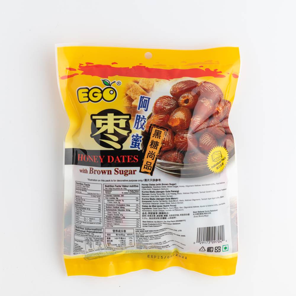 Ego Honey Dates Brown Sugar 200g
