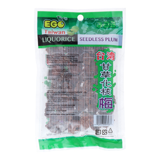 Ego Taiwan Liquorice Seedless Plum 60g Ego Taiwan Liquorice Seedless Plum 60g