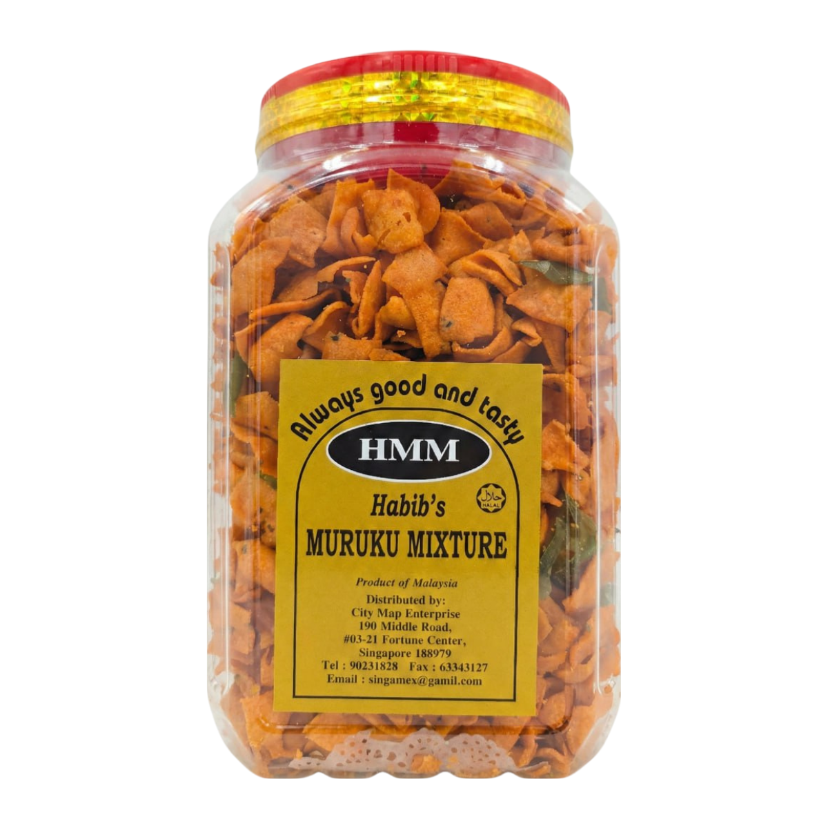 Habib's Muruku Mixture Spicy Olay Pagoda 750g