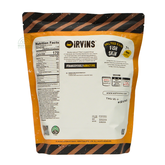 Irvins Salted Egg Fish Skin 210g