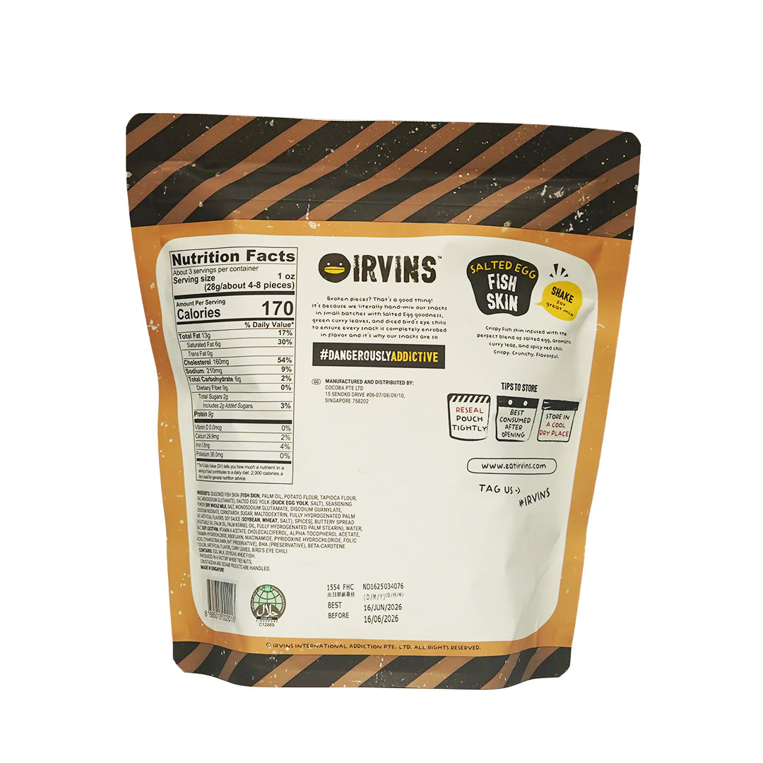 Irvins Salted Egg Fish Skin 95g