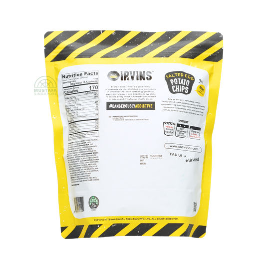 Irvins Salted Egg Potato Chips 210g