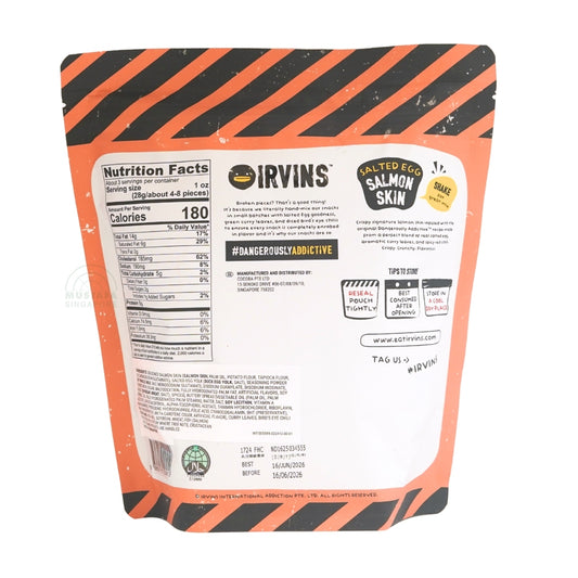 Irvins Salted Egg Salmon Skin 95g