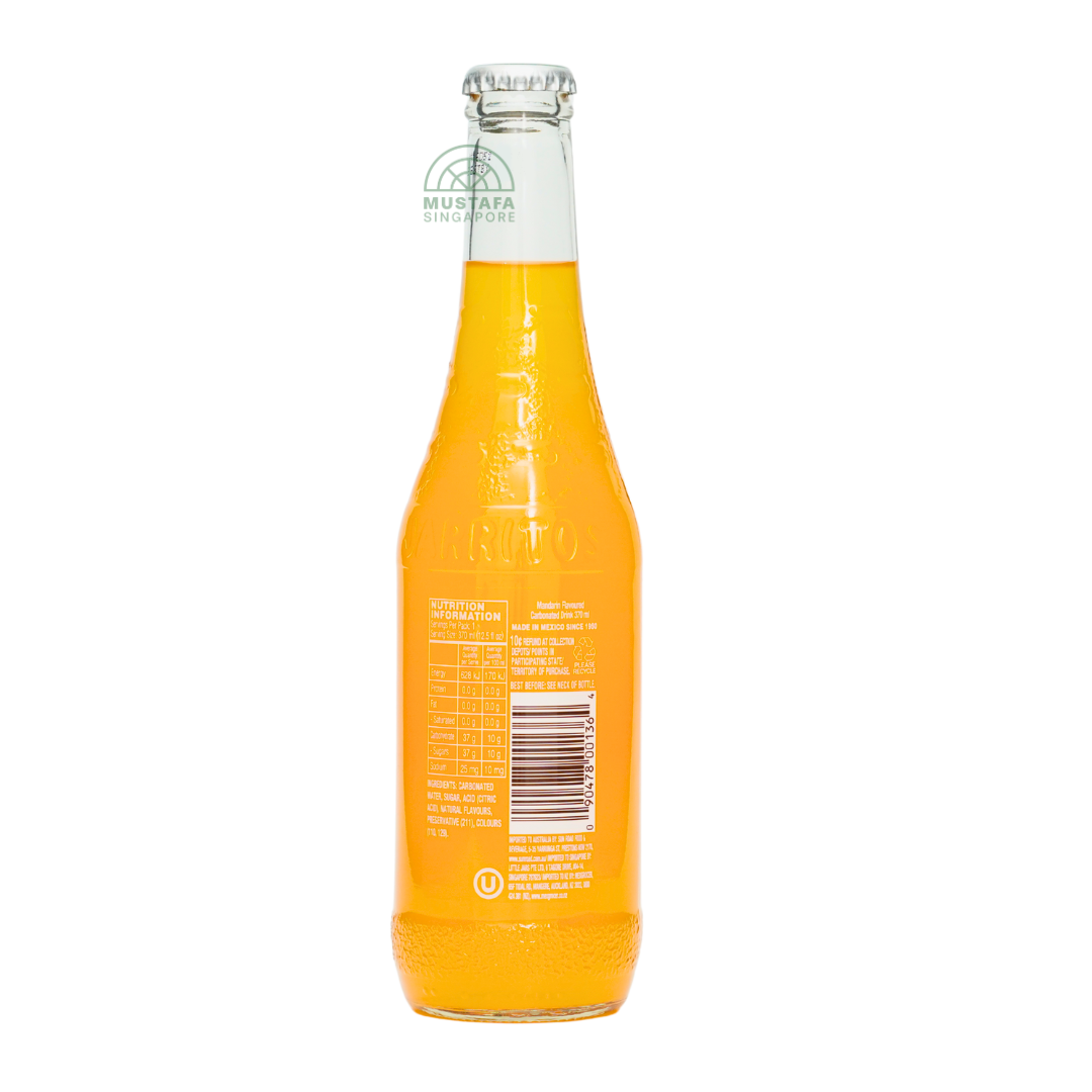 Jarritos Mandarin Natural Flavour Soda 370g