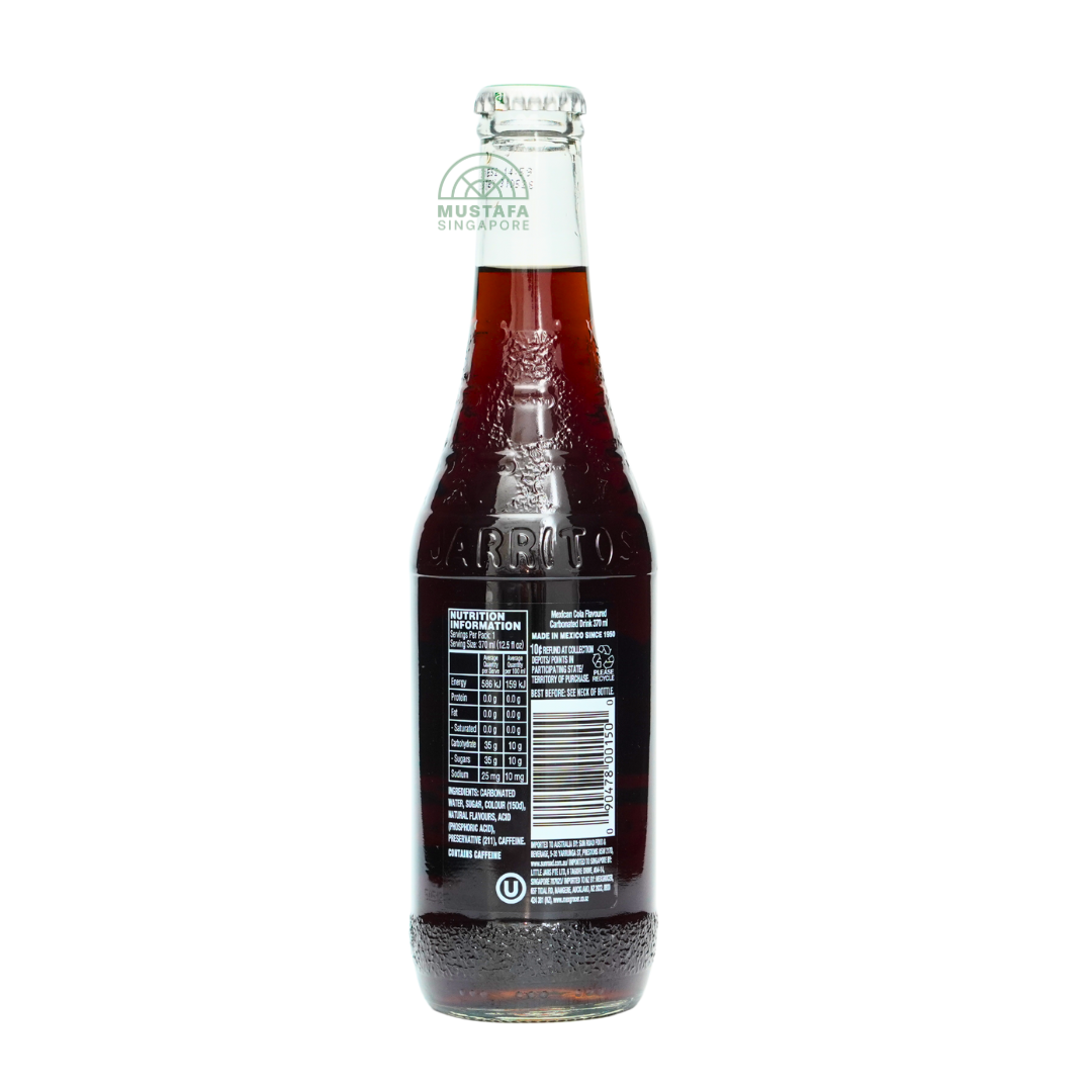Jarritos Mexican Cola Natural Flavour Soda 370g