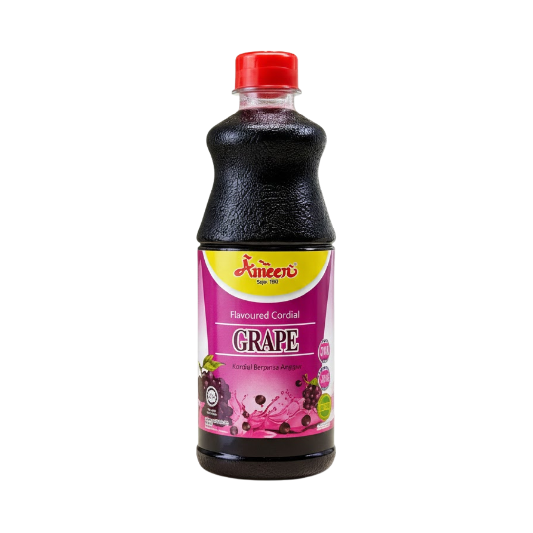 Ameen Grape Flavoured Cordial 840ml