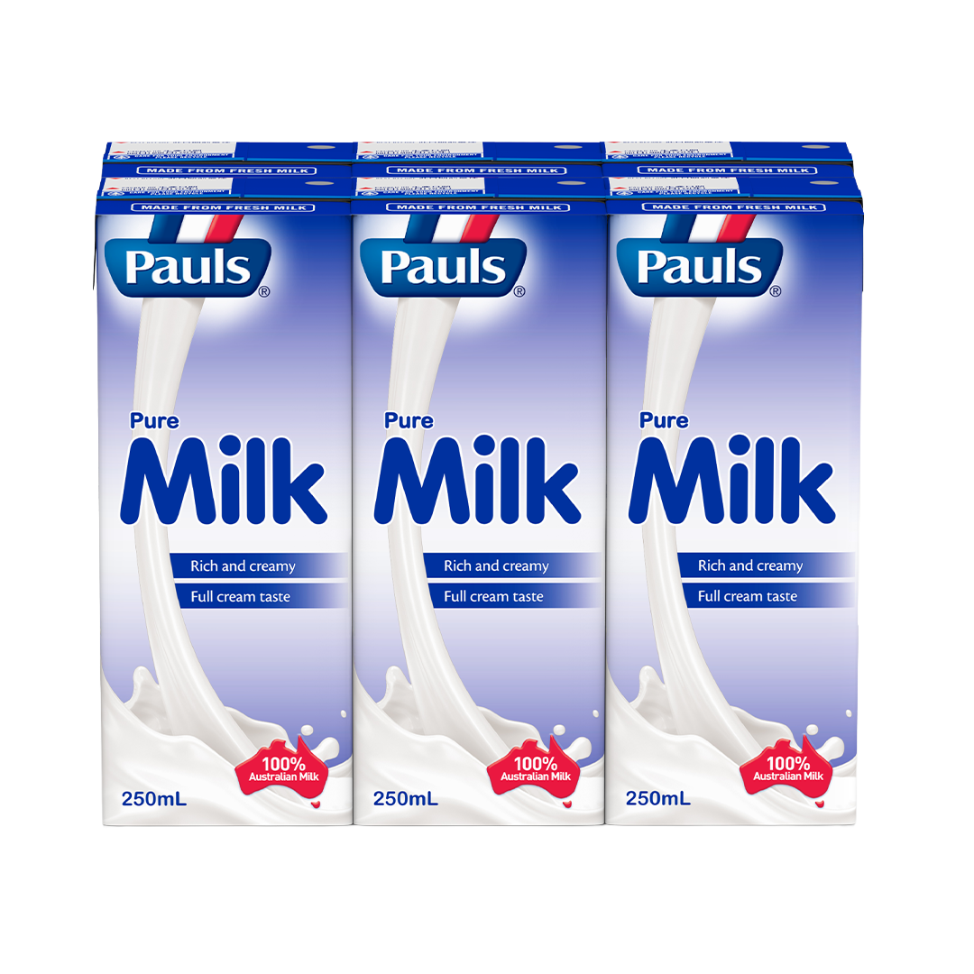 Pauls Pure UHT Milk 250ml x 6s