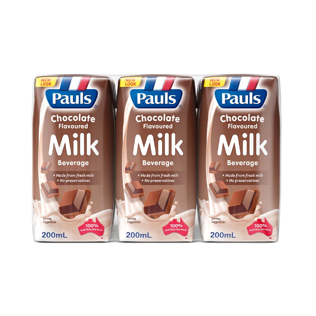 Pauls Chocolate Milk 200ml x 6s