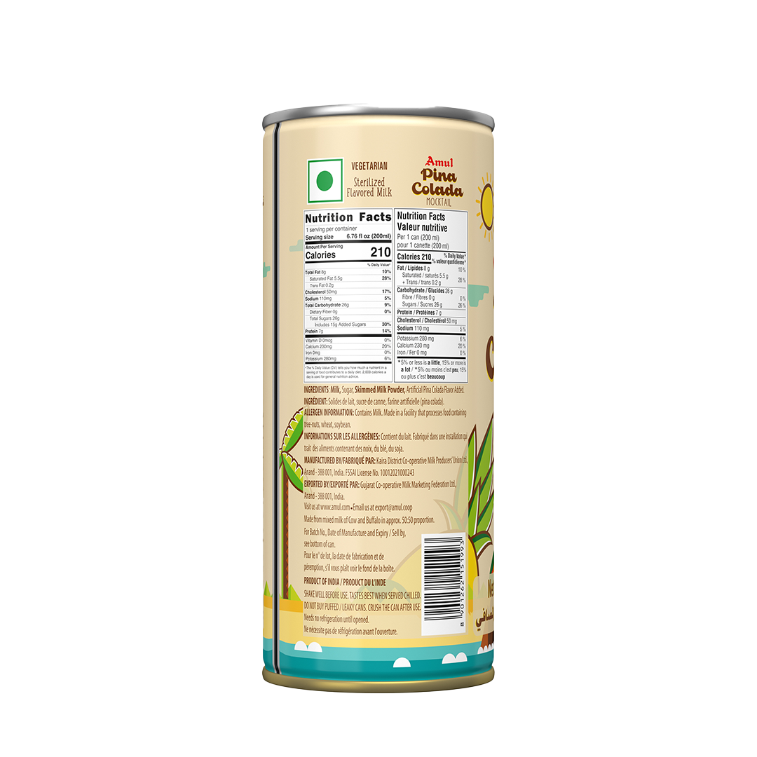 Amul Pina Colada Mocktail 200ml