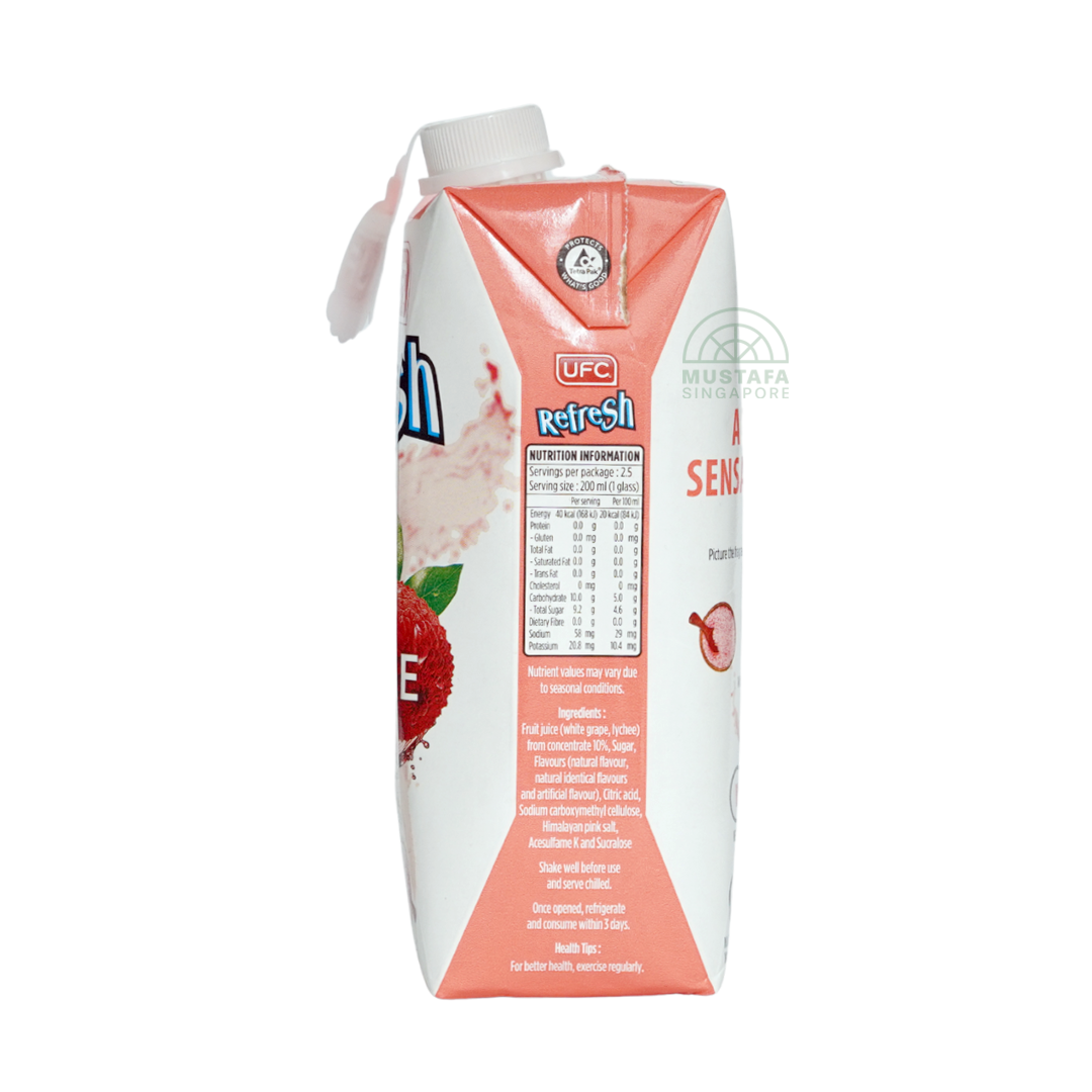 UFC Refresh Lychee with Himalayan Salt 500ml