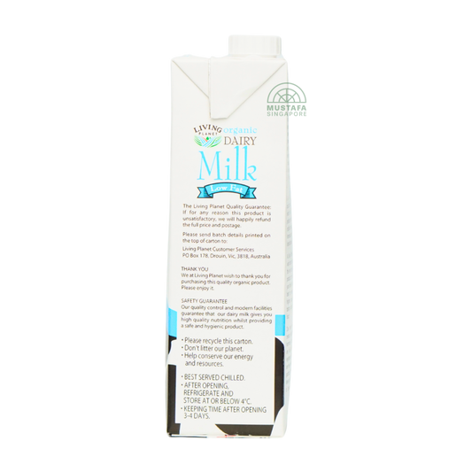 Living Planet Organic Dairy Milk Low Fat 1L Living Planet Organic Dairy Milk Low Fat 1L