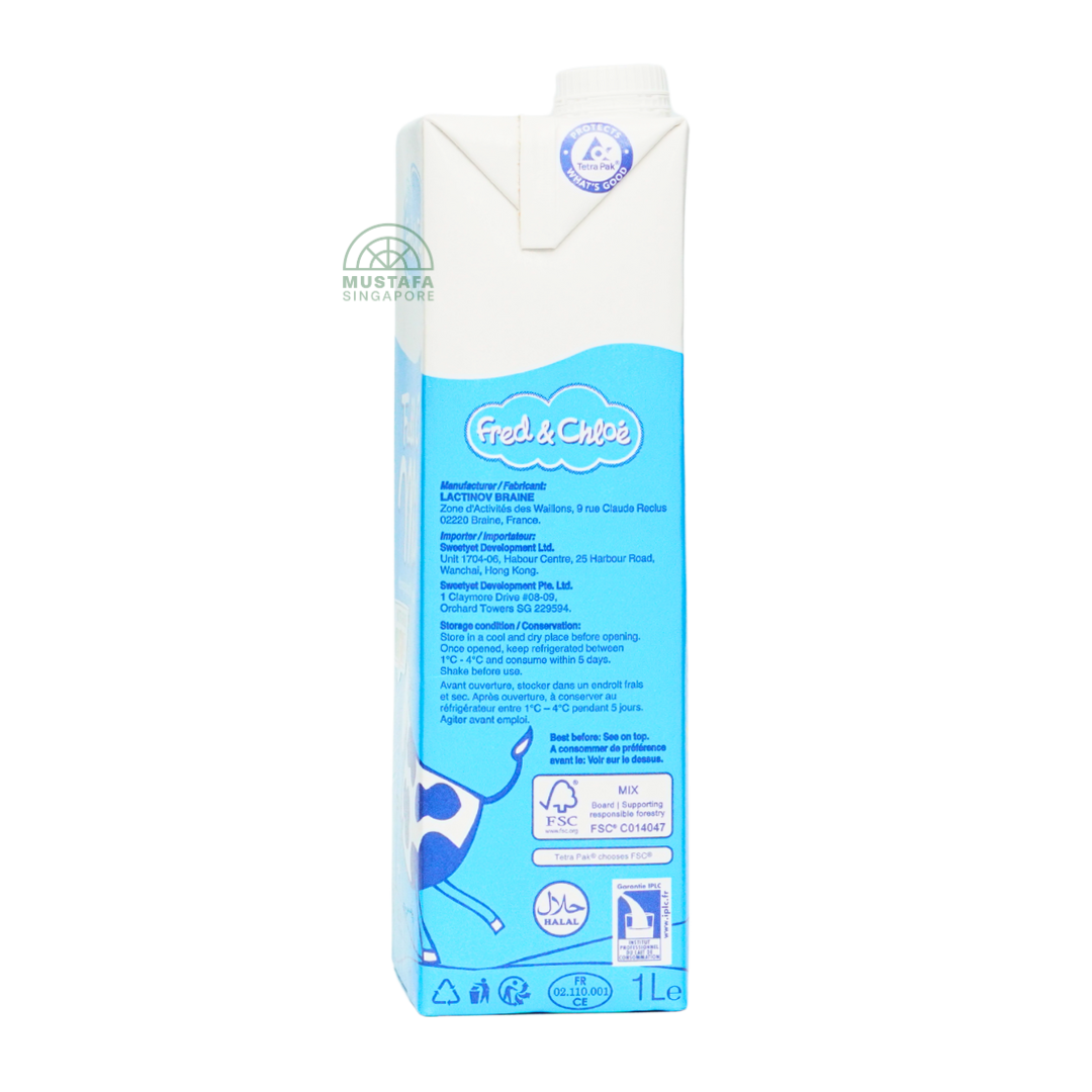 Fred & Chloe Full Cream Milk 1L