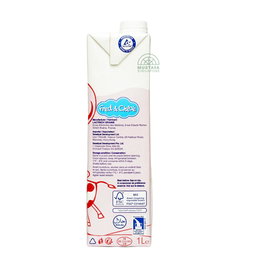 Fred & Chloe Semi-Skimmed Milk 1L Fred & Chloe Semi-Skimmed Milk 1L