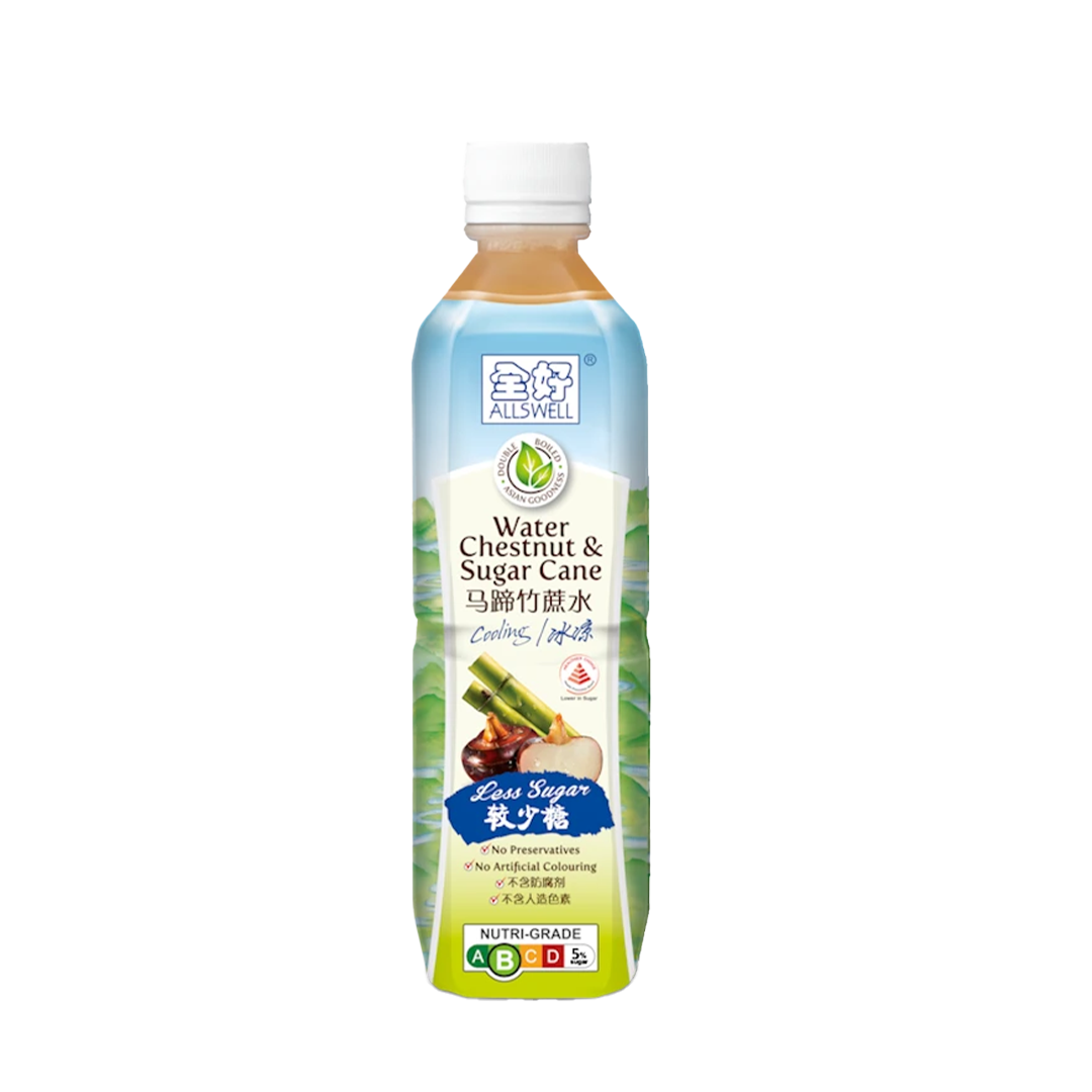 Allswell Water Chestnut Less Sugar 500ml