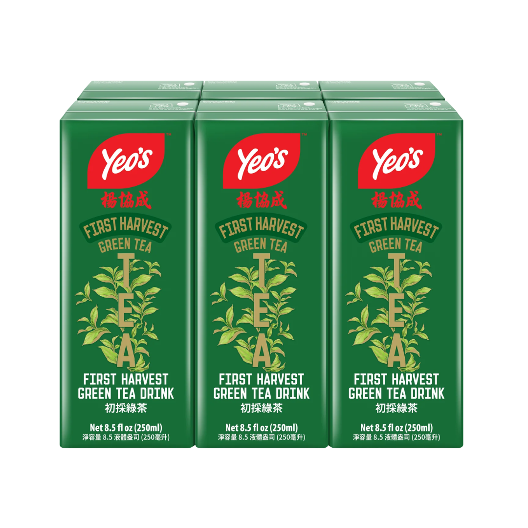 Yeo's First Harvest Green Tea 250ml x 6s