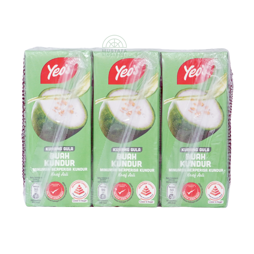 Yeo's Wintermelon Flavoured Drink Less Sugar 6 pack 250ml