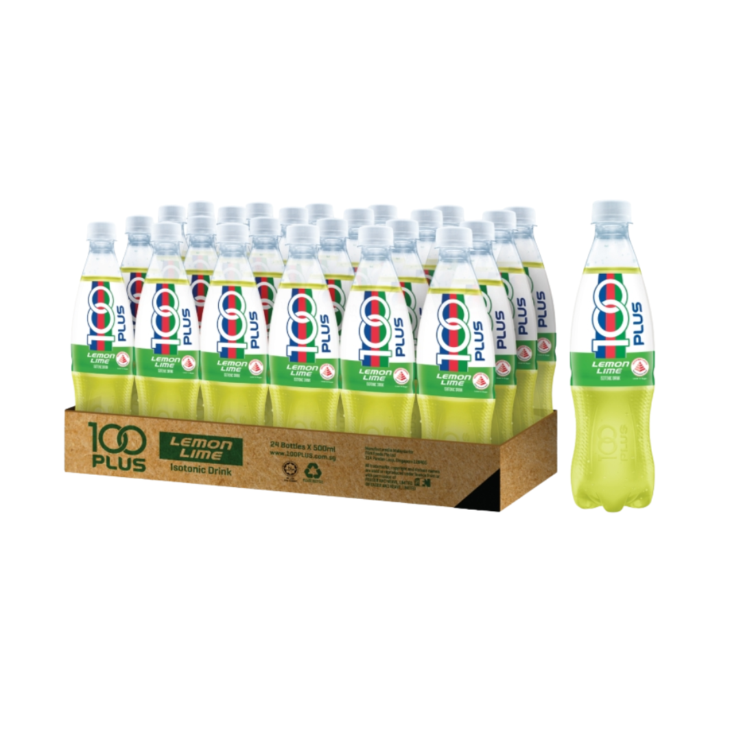 F&N 100 Plus Lemon Lime 24 x 500ml