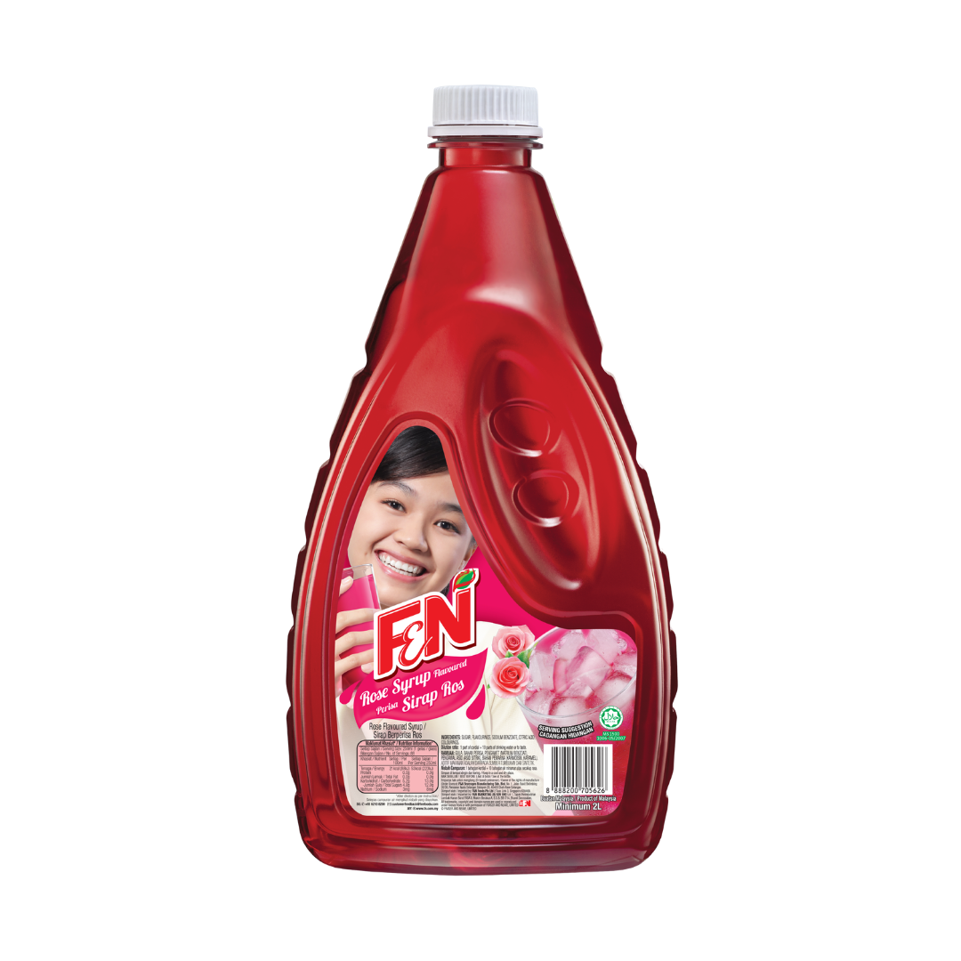 F&N Rose Syrup Cordial 2L