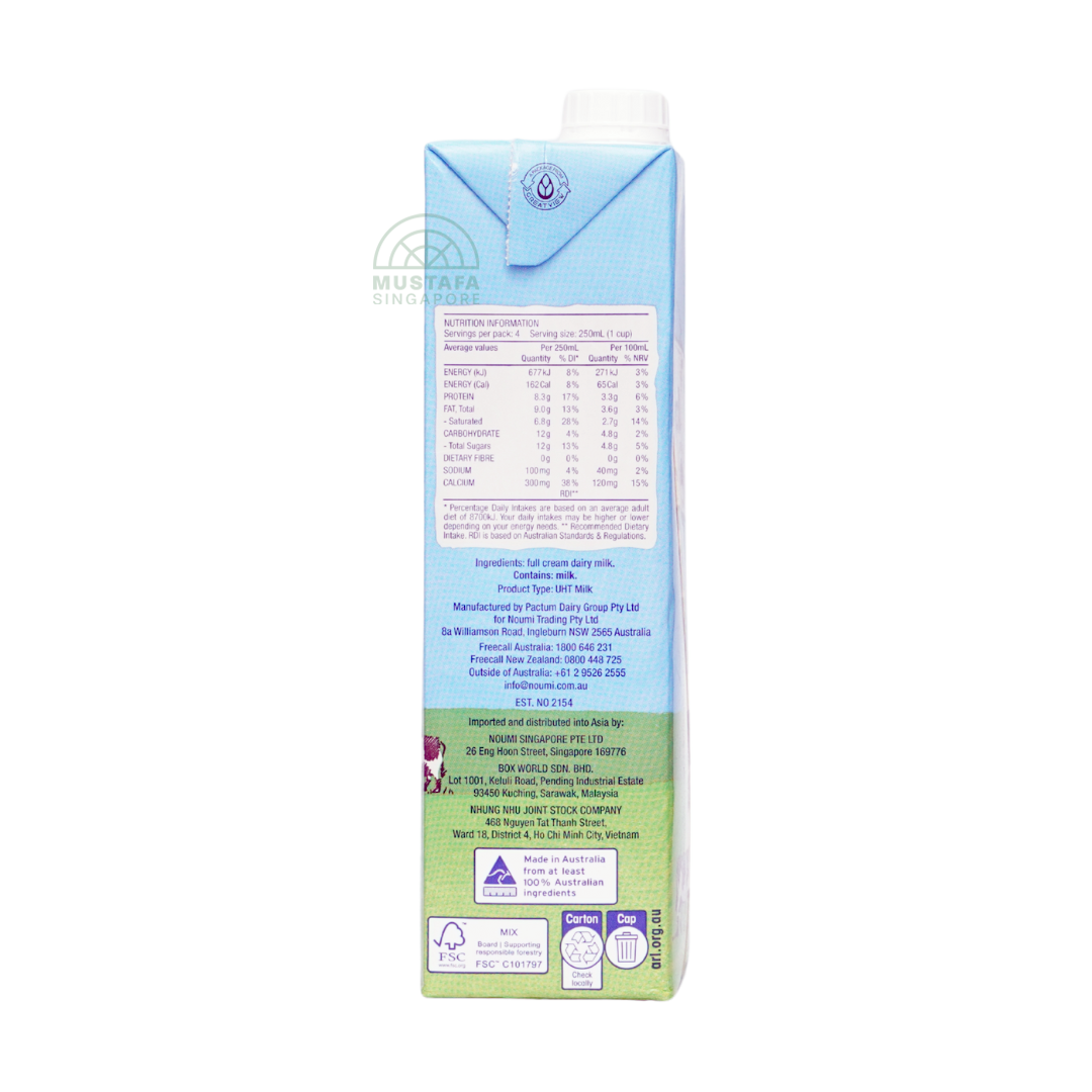 Victoria Australia So Natural Dairy Milk Full Cream 1L