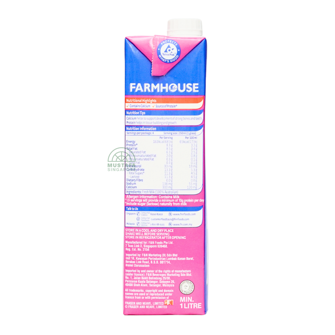 Farmhouse Fresh Milk UHT 1L